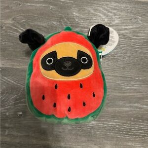 Pug watermelon Squishmallow